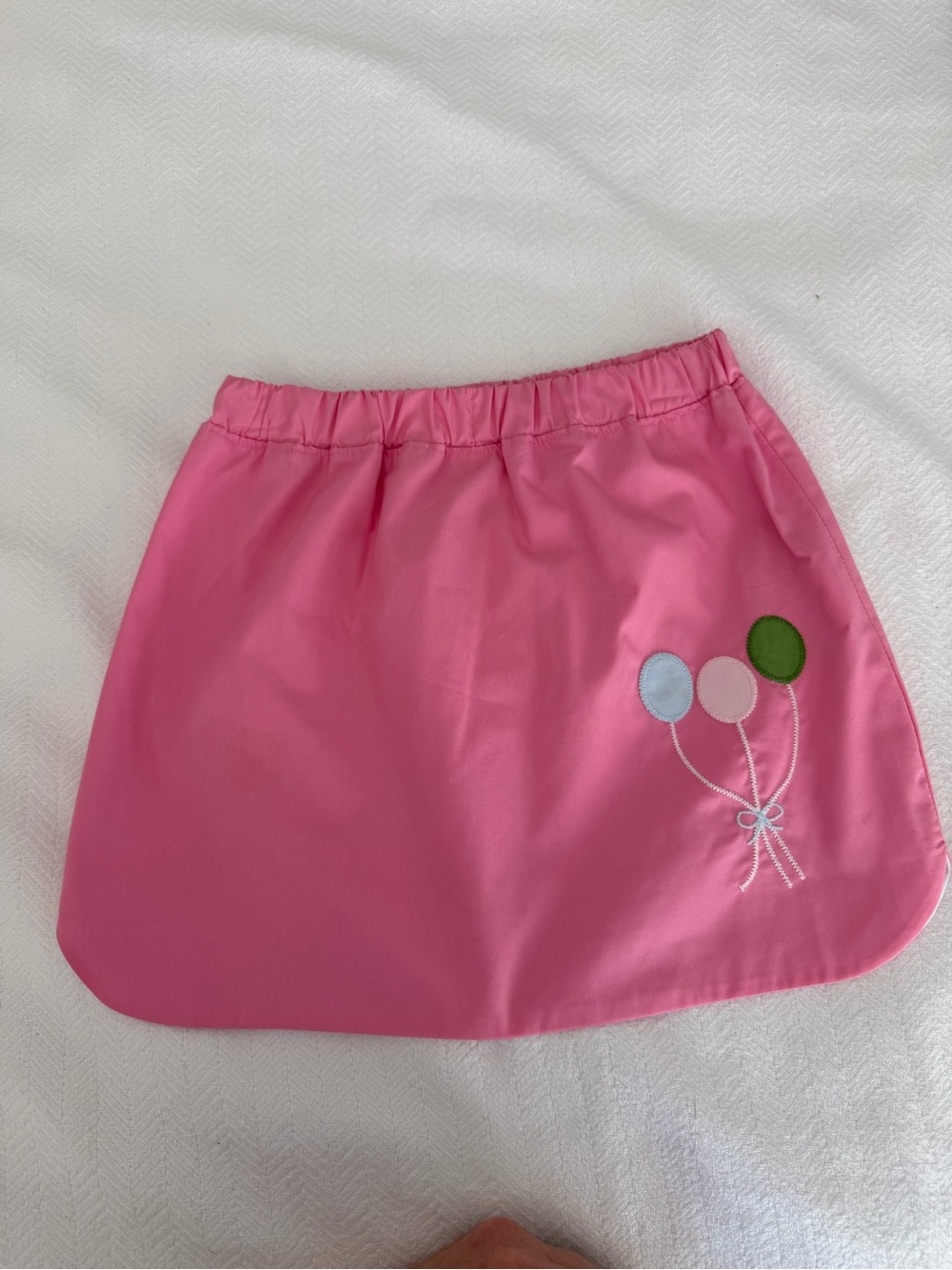 The Beaufort Bonnet Company Pink Skirt with Balloon Appliqué